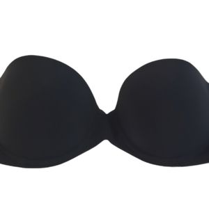 Black Strapless Bra